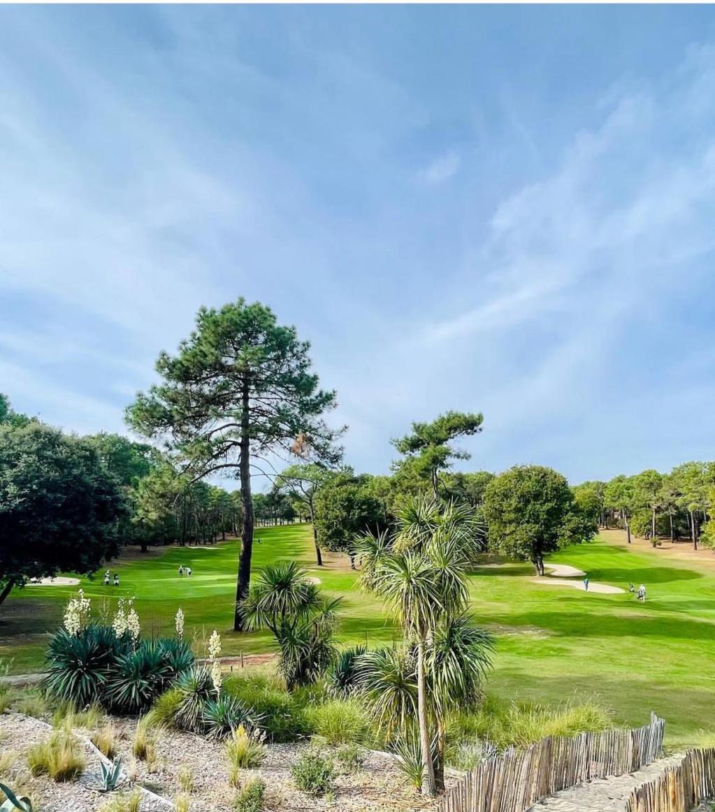 Maison Pour 5, Piscine, Lacanau Ocean Dans Le Golf Villa Luaran gambar